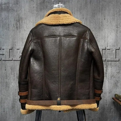 Mens Sheepskin Bomber Jacket