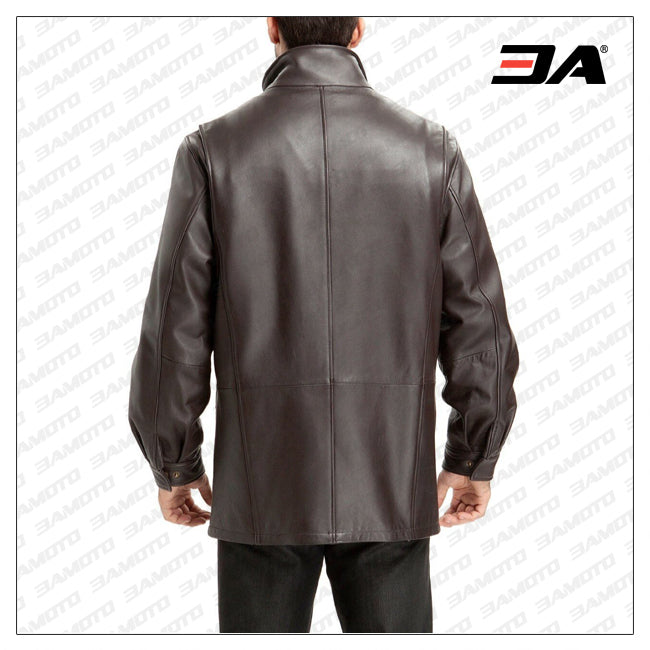 Mens Thinsulate Filled New Cow Hide Leather Coat