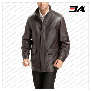 Mens Thinsulate Leather Coat
