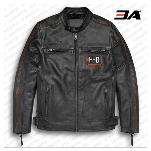 Harley Davidson Men’s Writ Motorcycle Leather Jacket