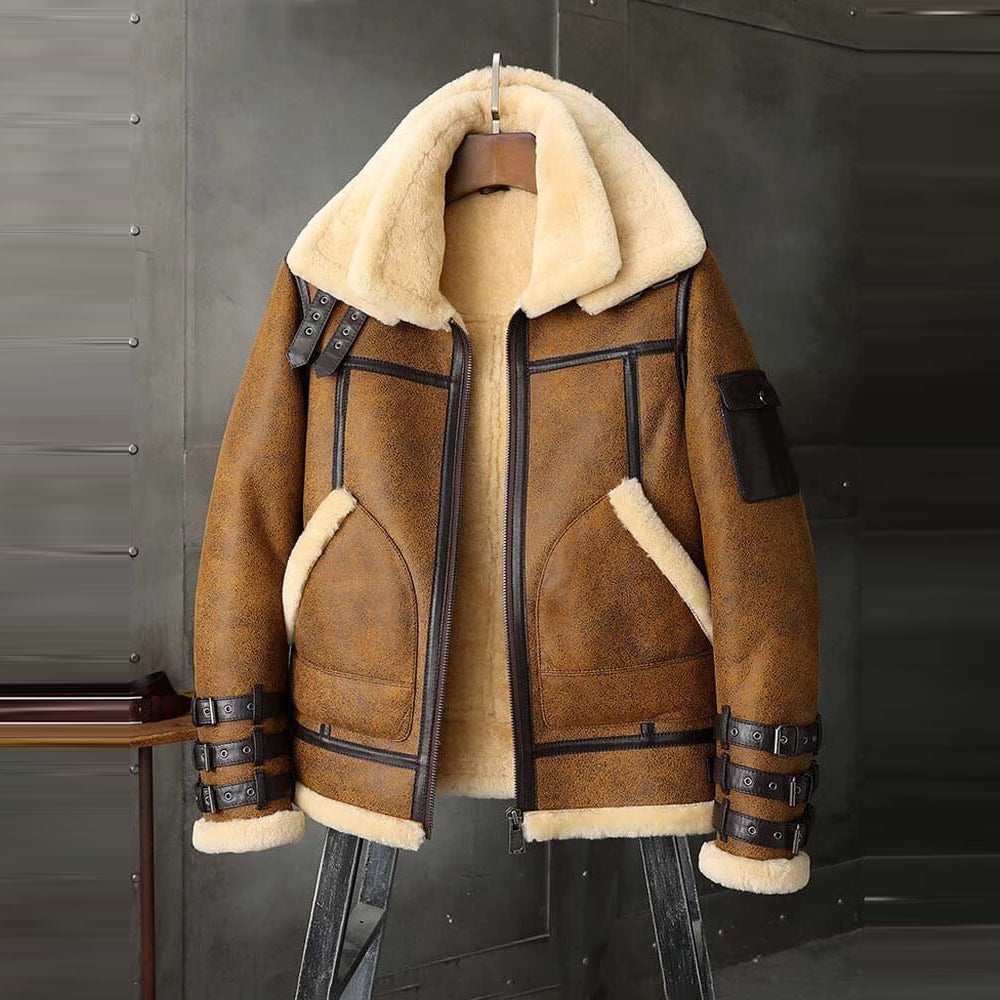 Shearling Leather Jacket