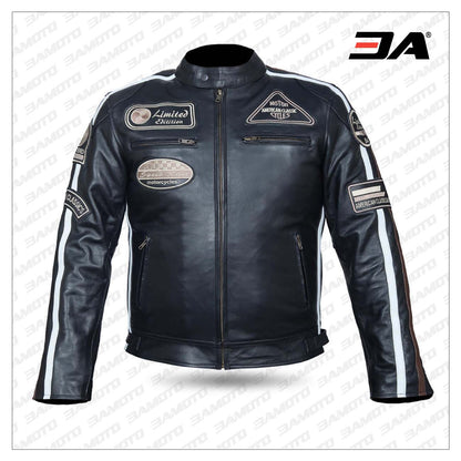 Men's Motorcycle Leather Jacket