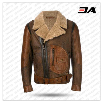 A2 Aviator Distressed Brown Cowhide Leather Bomber Aviator Flight Jacket -  Aviator Leather Jacket Men (A-2 Aviator Flight Leather Jacket, Small) at   Men's Clothing store