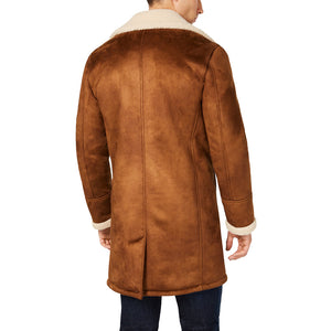 Mens Faux Shearling Coat For Sale