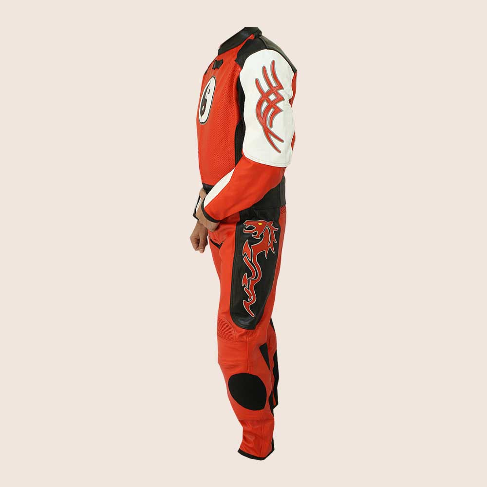 Men's Racing Motorbike Leather Suit - 3amoto