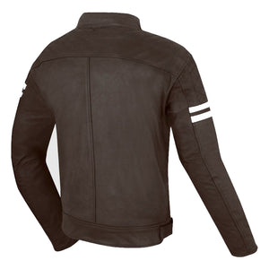 Merlin Hixon Heritage Motorcycle Leather Jacket Back