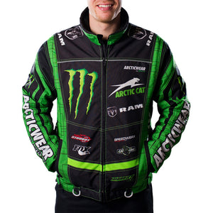 Monster Energy Leather Motorcycle Jacket Mens
