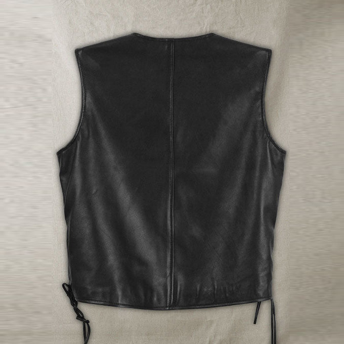 Motorcycle Leather Vest