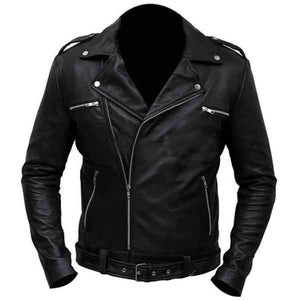 Negan Black leather Jacket