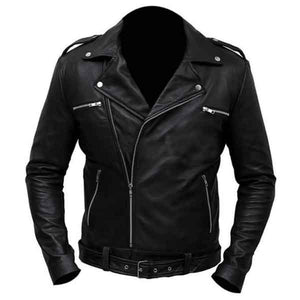 Negan Black leather Jacket
