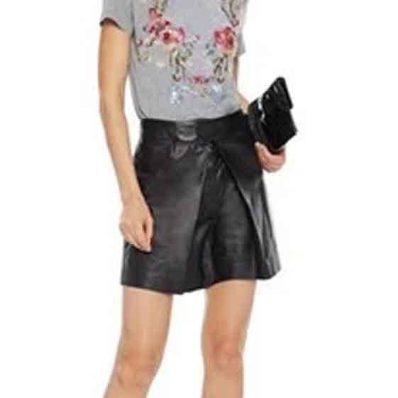 Women Leather Shorts