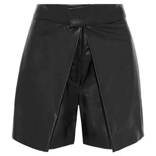 New Style Women Leather Shorts in Black