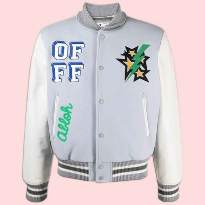 Off White Bomber Varsity Jacket