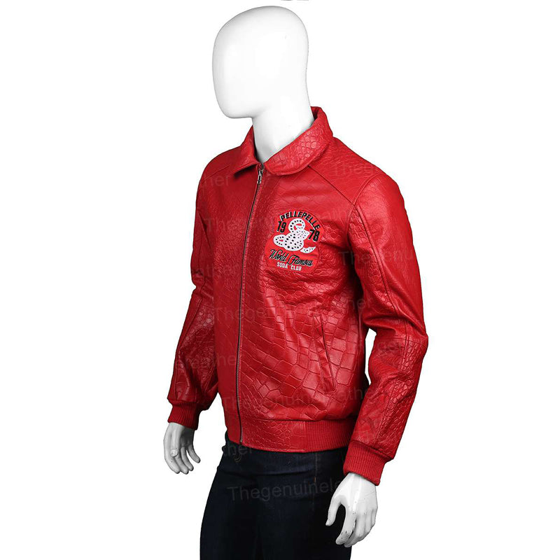 Pelle Pelle Soda Club Red Leather Jacket