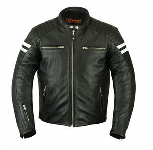 Retro Mens Leather Racer Jackets