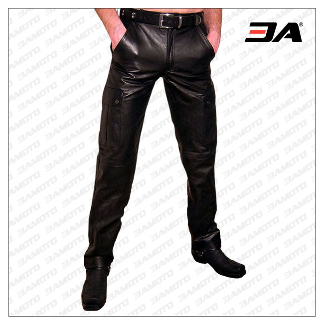 Snug And Sturdy Mens Leather Pant