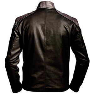 Faux Leather Jacket Black