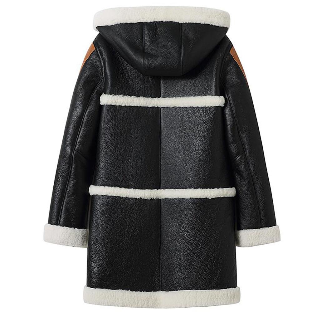 Shearling Leather Coat Women