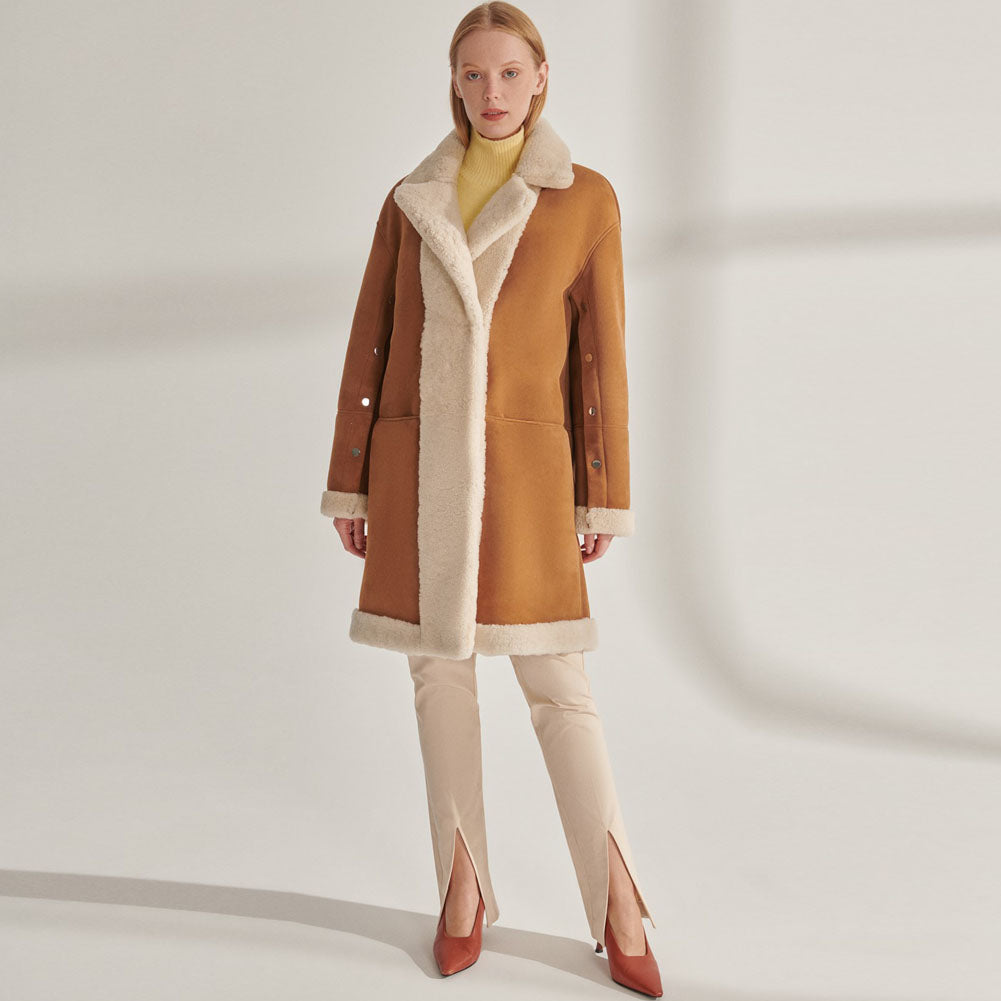 Shearling Long Coat