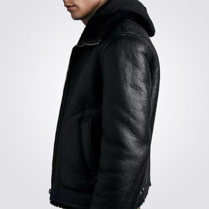 Shearling Moto Jacket