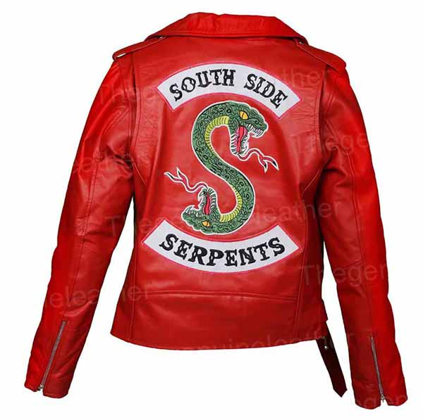 Leather Jacket Jaqueta Dos Serpents Varsity Jacket Riverdale Denim
