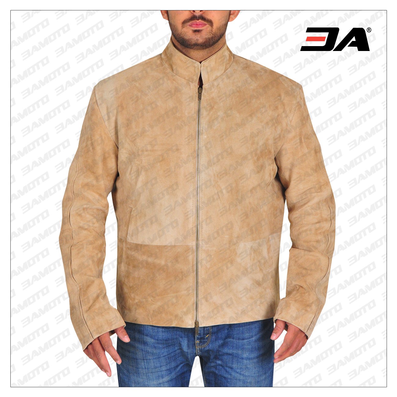 Men Jacket Tortilla Brown Suede Jacket