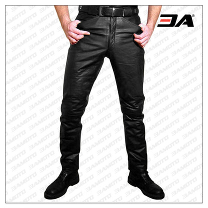 Tough And Posh Leather Pants For Men