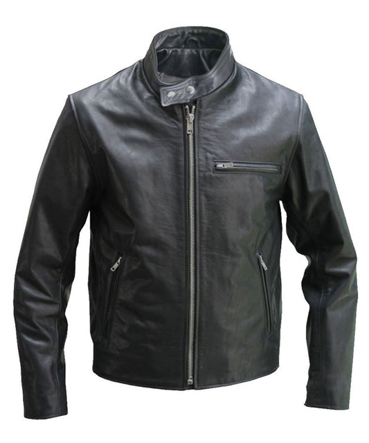 The Sportster Leather Jacket, stylish and durable for any adventure. - 3amoto shop