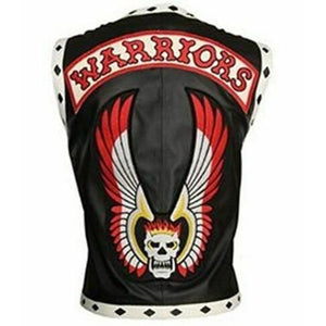 The Warriors Handmade Movie Stylish Vest Leather Jacket Bike Riders Halloween Costume