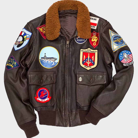 Top Gun Leather Jacket For Sale - Fashion Leather Jackets USA - 3AMOTO