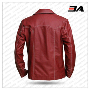 Tyler Durden Jacket Red Leather