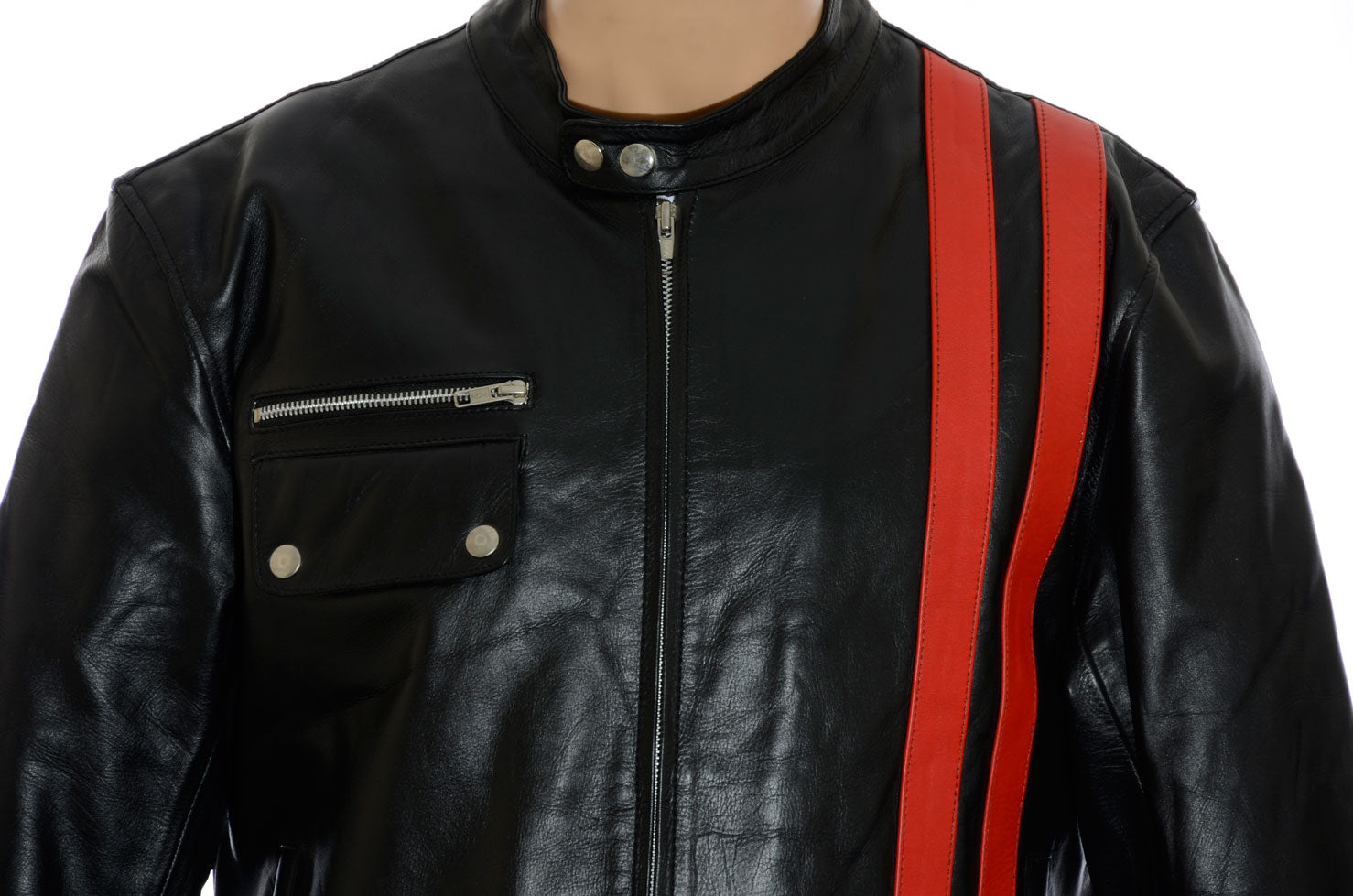 Victor Frankenstein Leather Jacket - Black Leather Jacket