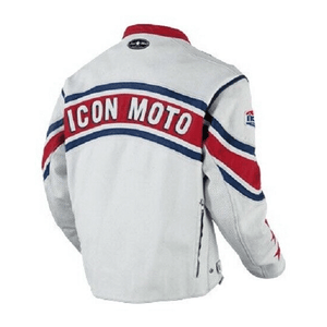 White Icon Moto Leather Jacket