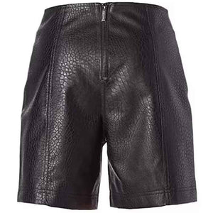 Buy Women Frilled Leather Shorts Online