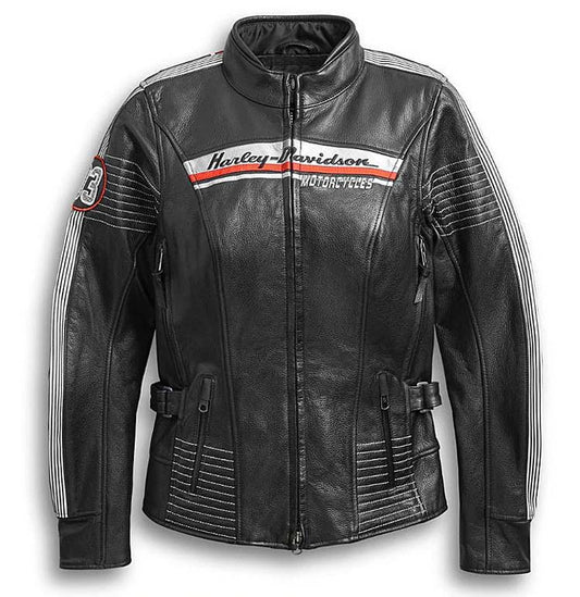 Women Harley Davidson Leather Jacket - Fashion Leather Jackets USA - 3AMOTO