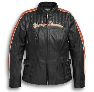 Women Harley Davidson Leather Riding Jacket