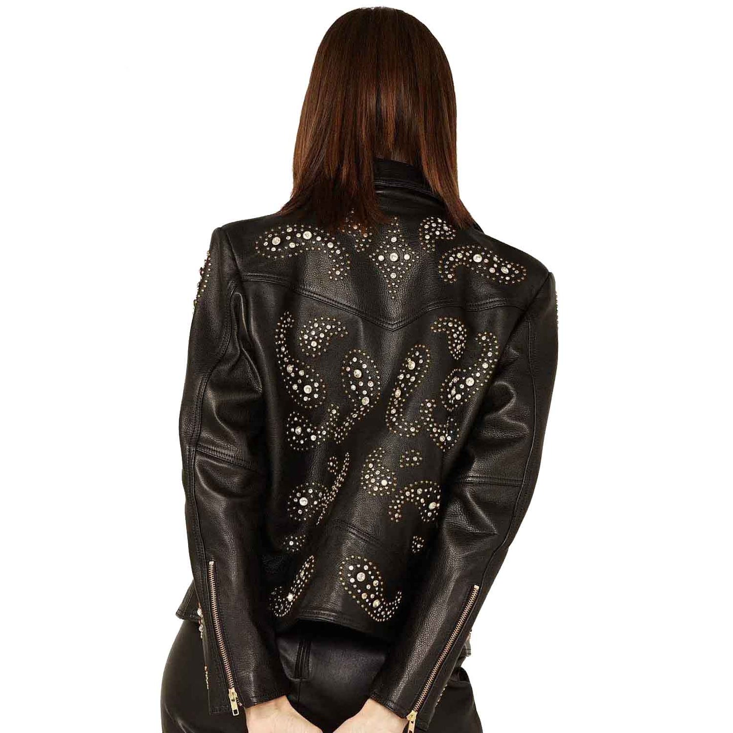 Women Leather Moto Jacket