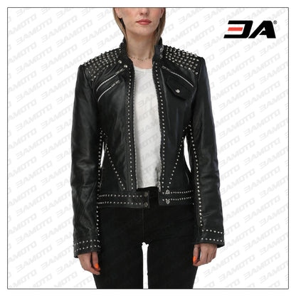 leather jacket for women