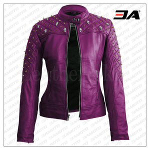 Women Genuine Leather Jacket for sale