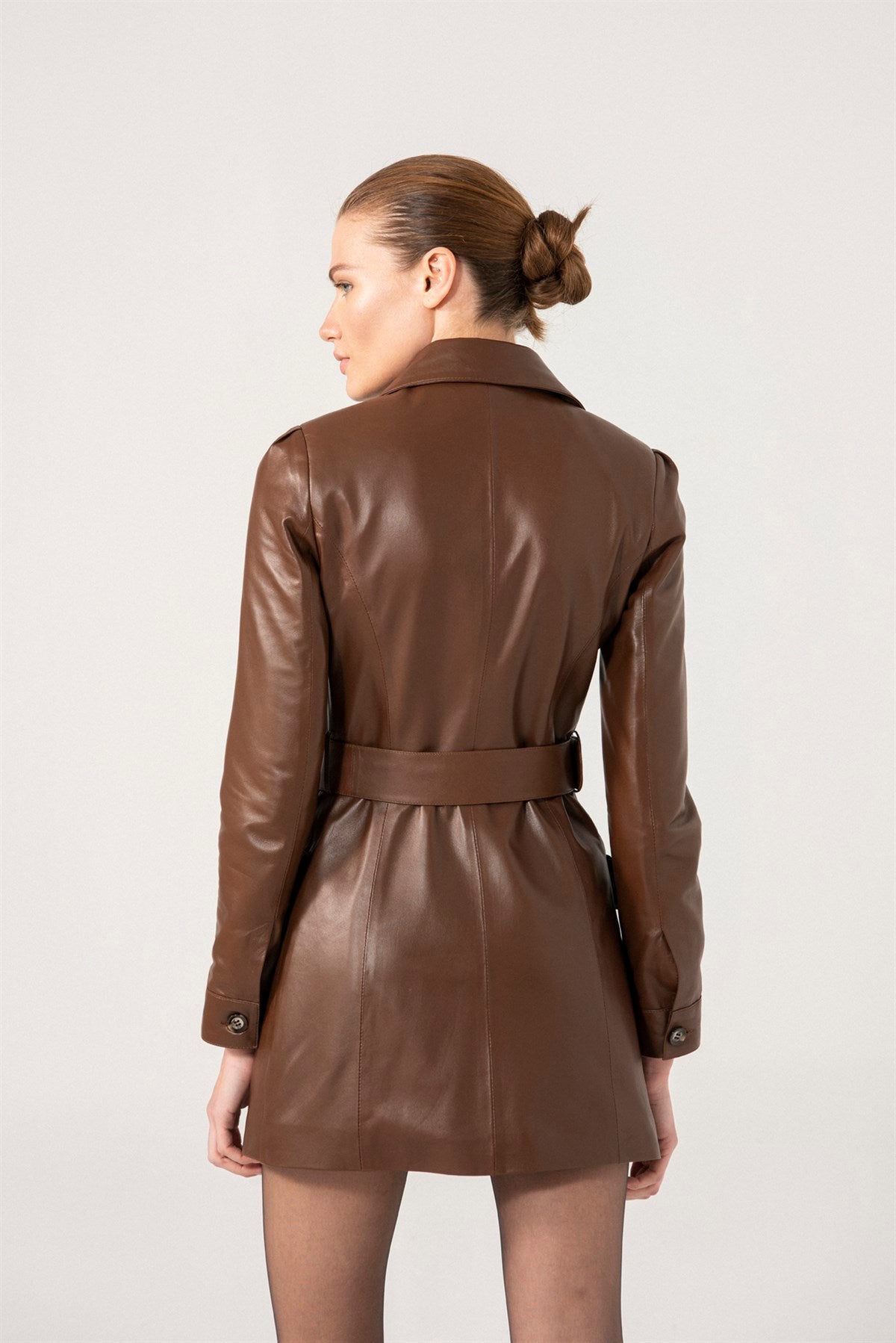 Louis Vuitton Leather Outer Shell Brown Coats, Jackets & Vests for