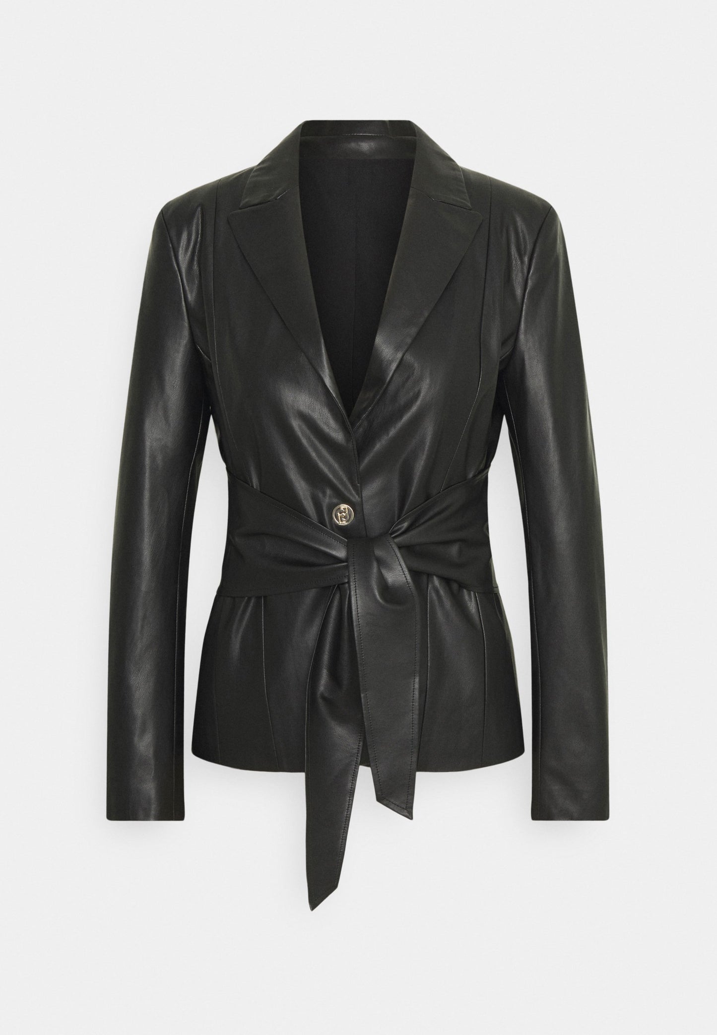 Women’s Trendy Black Sheepskin Leather Blazer