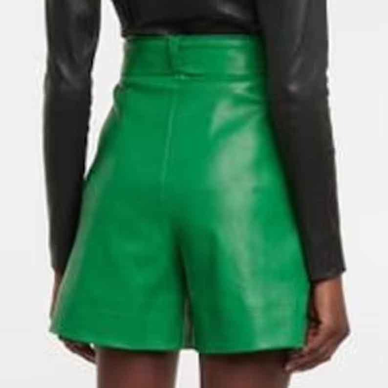 Leather Shorts Women