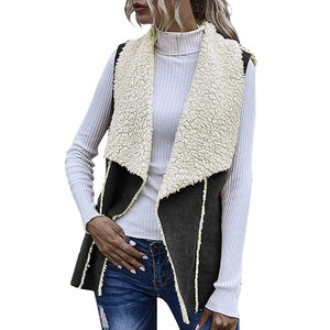 Women Sheepskin Leather Vest