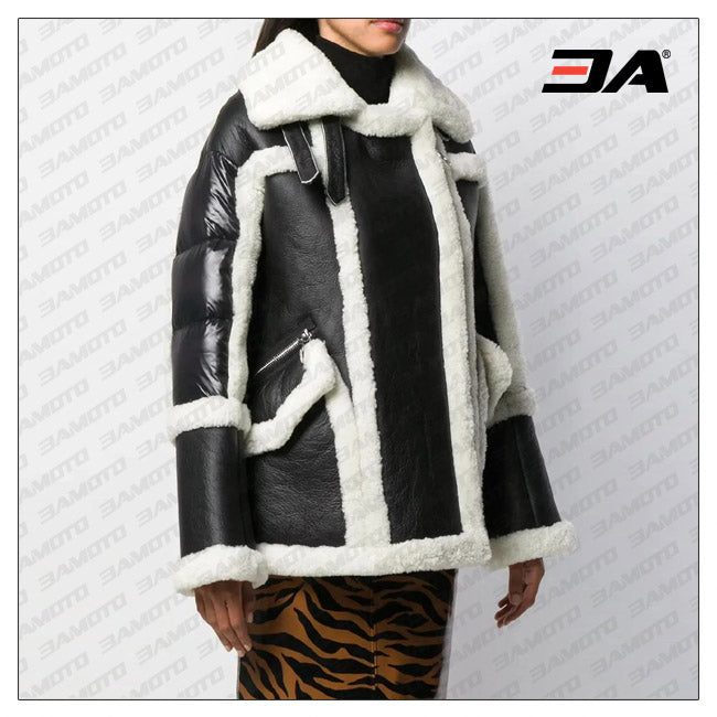 Womens Shearling Lined Coat