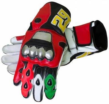 Andrea Iannone Motorbike Leather Racing Gloves - Fashion Leather Jackets USA - 3AMOTO