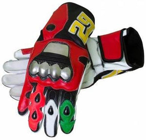 Andrea Iannone Motorbike Leather Racing Gloves