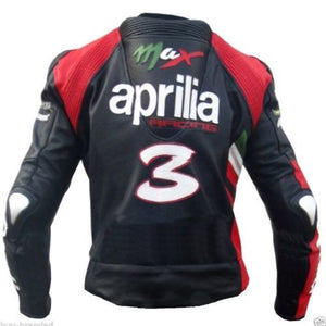 aprilia leather motorcycle jacket