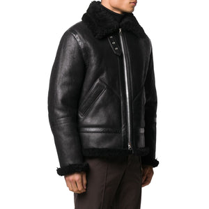 aviator jacket black