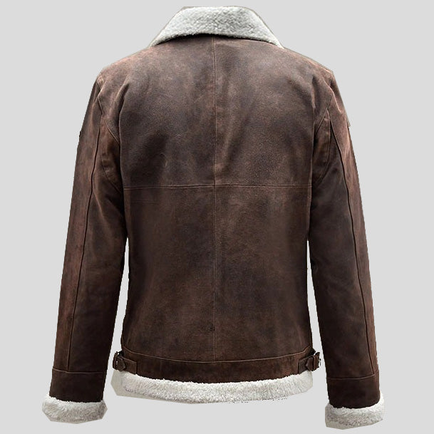 aviator leather jacket