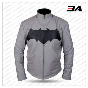 Batman Dawn Of Justice Grey Leather Jacket
